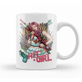 Baskı Dükkanı KB10313 Chloe Moretz Hitgirl Porselen Kupa Bardak