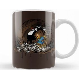 Baskı Dükkanı KB10315 Chocolate Hey Fatcat Catch On Porselen Kupa Bardak