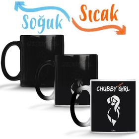 Baskı Dükkanı KB10318 Chubby Girl Porselen Kupa Bardak