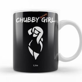 Baskı Dükkanı KB10318 Chubby Girl Porselen Kupa Bardak