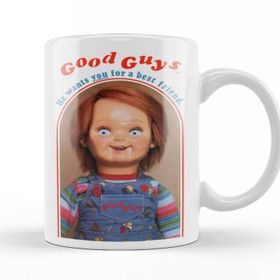 Baskı Dükkanı KB10327 Chucky He Wants You For A Best Friend Porselen Kupa Bardak