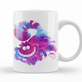 Baskı Dükkanı KB10339 Colourful Madness The Cheshire Cat Porselen Kupa Bardak