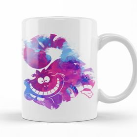 Baskı Dükkanı KB10339 Colourful Madness The Cheshire Cat Porselen Kupa Bardak