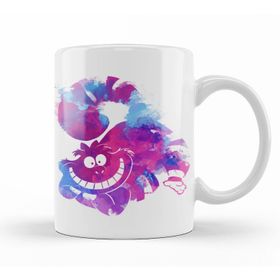 Baskı Dükkanı KB10339 Colourful Madness The Cheshire Cat Porselen Kupa Bardak
