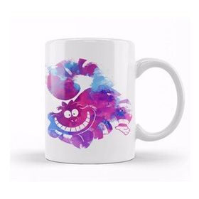 Baskı Dükkanı KB10339 Colourful Madness The Cheshire Cat Porselen Kupa Bardak