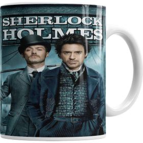 Baskı Dükkanı KB1034 Sherlocked Sherlock Holmes Porselen Kupa Bardak