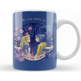 Baskı Dükkanı KB10350 Coraline Alice Porselen Kupa Bardak