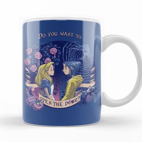 Baskı Dükkanı KB10350 Coraline Alice Porselen Kupa Bardak
