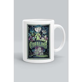 Baskı Dükkanı KB10350 Coraline Alice Porselen Kupa Bardak
