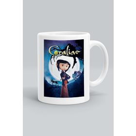 Baskı Dükkanı KB10350 Coraline Alice Porselen Kupa Bardak