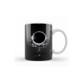 Baskı Dükkanı KB10353 Cosmic Eclipse Porselen Kupa Bardak