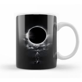Baskı Dükkanı KB10353 Cosmic Eclipse Porselen Kupa Bardak