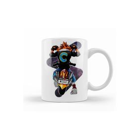 Baskı Dükkanı KB10357 Crash Bandicoot Badass Porselen Kupa Bardak