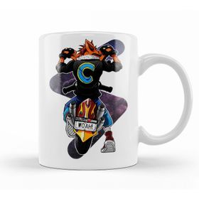 Baskı Dükkanı KB10357 Crash Bandicoot Badass Porselen Kupa Bardak