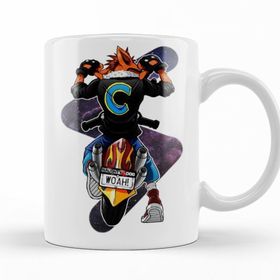 Baskı Dükkanı KB10357 Crash Bandicoot Badass Porselen Kupa Bardak