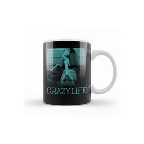 Baskı Dükkanı KB10358 Crazy Life Porselen Kupa Bardak