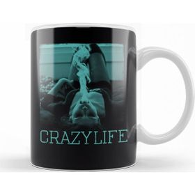 Baskı Dükkanı KB10358 Crazy Life Porselen Kupa Bardak