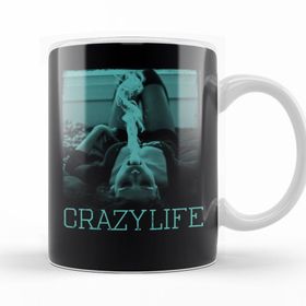 Baskı Dükkanı KB10358 Crazy Life Porselen Kupa Bardak