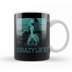 Baskı Dükkanı KB10358 Crazy Life Porselen Kupa Bardak