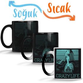 Baskı Dükkanı KB10358 Crazy Life Porselen Kupa Bardak