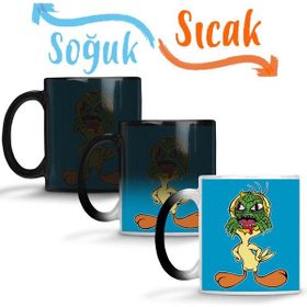 Baskı Dükkanı KB10364 Creepy Reptilian Tweety Porselen Kupa Bardak