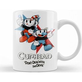 Baskı Dükkanı KB10371 Cuphead And Mugman Porselen Kupa Bardak