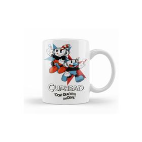 Baskı Dükkanı KB10371 Cuphead And Mugman Porselen Kupa Bardak