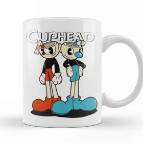 Baskı Dükkanı KB10371 Cuphead And Mugman Porselen Kupa Bardak