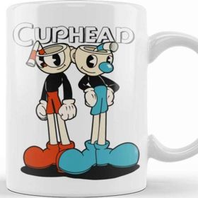 Baskı Dükkanı KB10371 Cuphead And Mugman Porselen Kupa Bardak