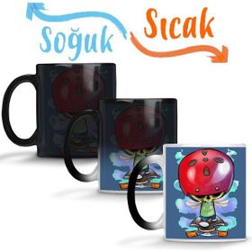 Baskı Dükkanı KB10375 Cute Bırdıes Braınskully Porselen Kupa Bardak