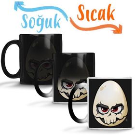 Baskı Dükkanı KB10375 Cute Bırdıes Braınskully Porselen Kupa Bardak