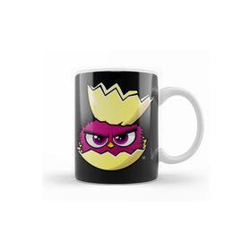 Baskı Dükkanı KB10376 Cute Bırdıes Crown Porselen Kupa Bardak