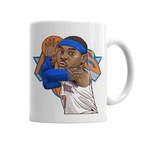 Baskı Dükkanı KB104 Carmelo Anthony New York Knicks Porselen Kupa Bardak