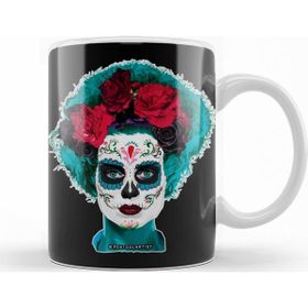 Baskı Dükkanı KB10404 Day Of The Dead Bride Porselen Kupa Bardak