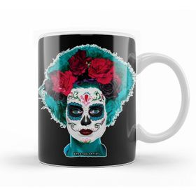 Baskı Dükkanı KB10404 Day Of The Dead Bride Porselen Kupa Bardak