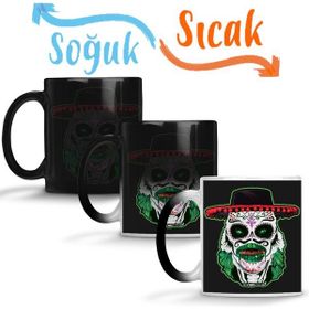 Baskı Dükkanı KB10405 Day Of The Dead Creature Porselen Kupa Bardak