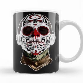 Baskı Dükkanı KB10406 Day Of The Dead Mummy Porselen Kupa Bardak