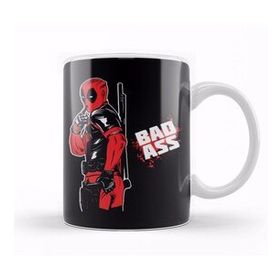 Baskı Dükkanı KB10409 Deadpool Bad Ass Porselen Kupa Bardak