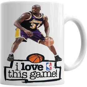 Baskı Dükkanı KB1041 Shaq Oneal I Love This Game Porselen Kupa Bardak