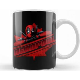 Baskı Dükkanı KB10410 Deadpool I Am Canadian Porselen Kupa Bardak
