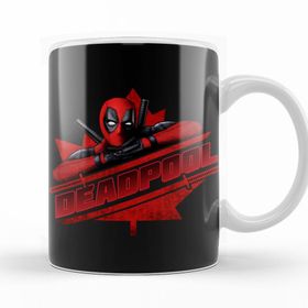 Baskı Dükkanı KB10410 Deadpool I Am Canadian Porselen Kupa Bardak