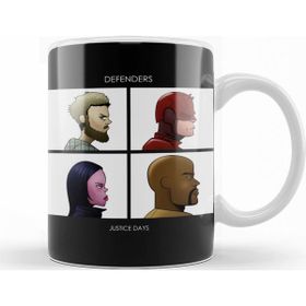 Baskı Dükkanı KB10418 Defenders Justice Days Porselen Kupa Bardak