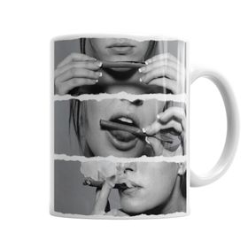 Baskı Dükkanı KB1042 Sexy Smoke Porselen Kupa Bardak