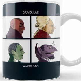 Baskı Dükkanı KB10421 Demon Days Draculaz Vampire Days Porselen Kupa Bardak