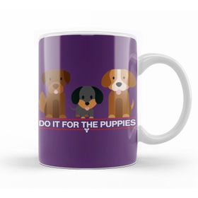 Baskı Dükkanı KB10427 Destiny Do It For The Puppıes Pug Köğek Porselen Kupa Bardak
