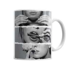 Baskı Dükkanı KB1043 Sexy Smoke Porselen Kupa Bardak