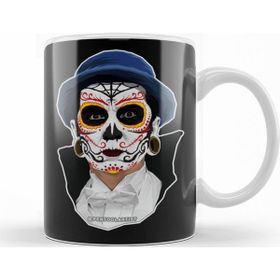 Baskı Dükkanı KB10432 Dia De Los Muertos Day Of The Dead Vampire Porselen Kupa Bardak