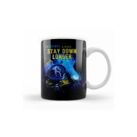 Baskı Dükkanı KB10440 Diving Dalgıc Porselen Kupa Bardak
