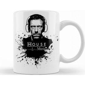 Baskı Dükkanı KB10455 Dr House Music Porselen Kupa Bardak