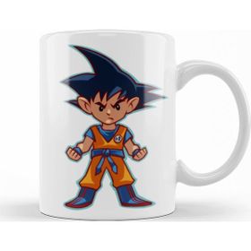 Baskı Dükkanı KB10462 Dragonball Cheeky Smile Goku Porselen Kupa Bardak
